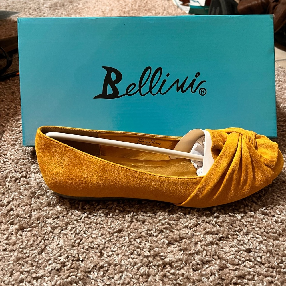 Honey Mustard Ballerina Shoes.